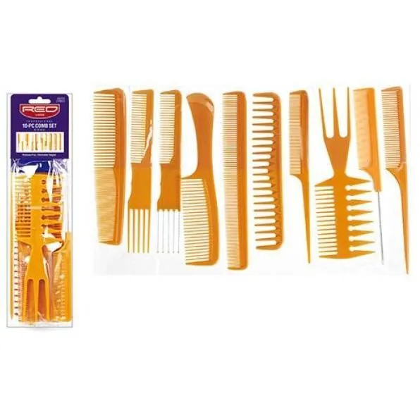 10-PC Comb Set by Red by kiss