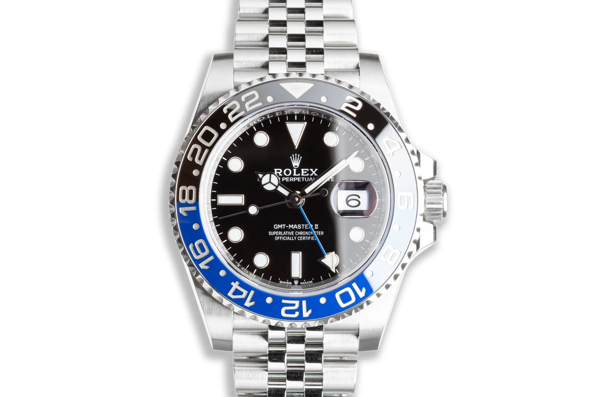 2020 Rolex GMT-Master II 126710BLNR "Batman" Jubilee with Box & Card