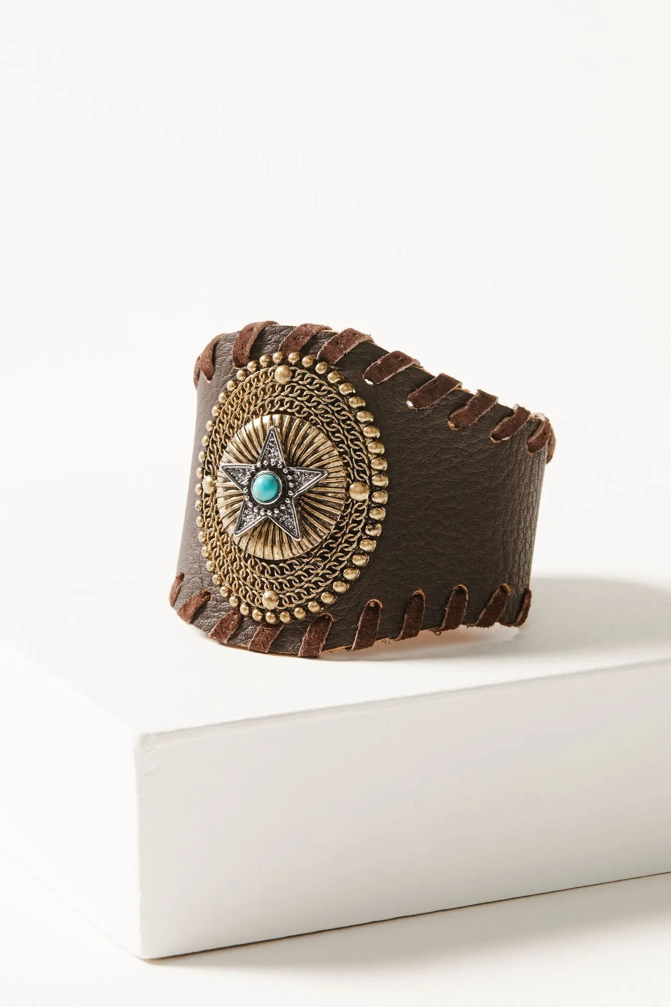 Abernathy Leather Cuff Bracelet