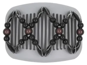 African Butterfly Hair Comb - Dalena Gray 38