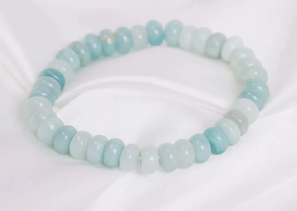 Amazonite Button Bracelet