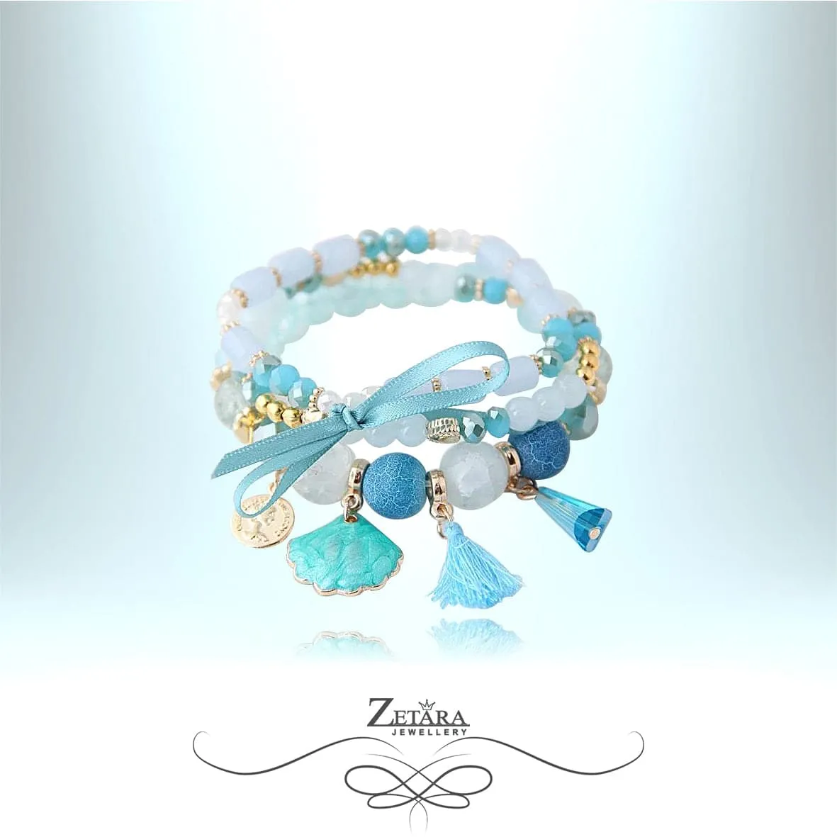 Aquamarine Adele Bracelet – Vintage March Birthstone
