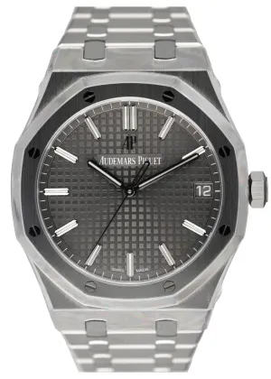 Audemars Piguet Royal Oak 15500ST Gray Dial Mens Watch Box Papers