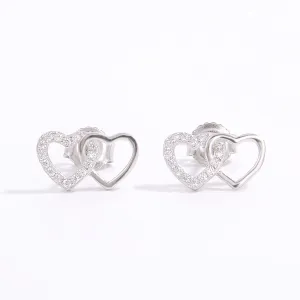 BE. 925 Heart Earrings