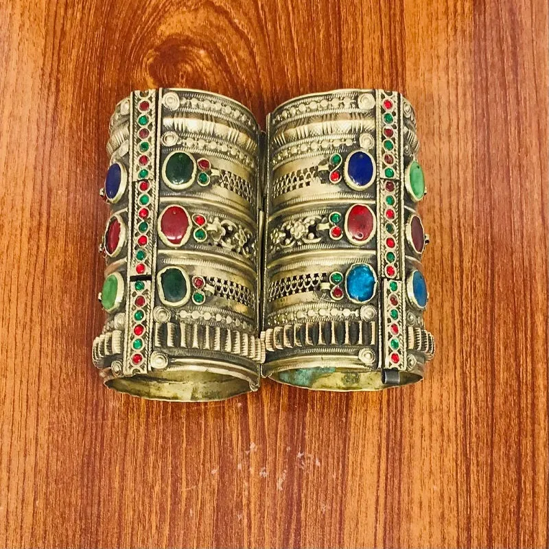 Big Massive Gypsy Vintage Cuff Bracelet