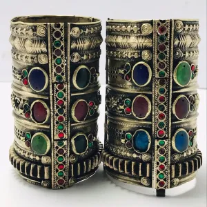 Big Massive Gypsy Vintage Cuff Bracelet