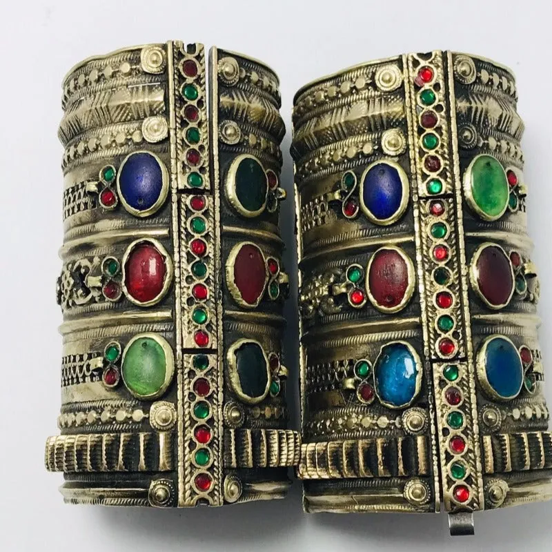 Big Massive Gypsy Vintage Cuff Bracelet