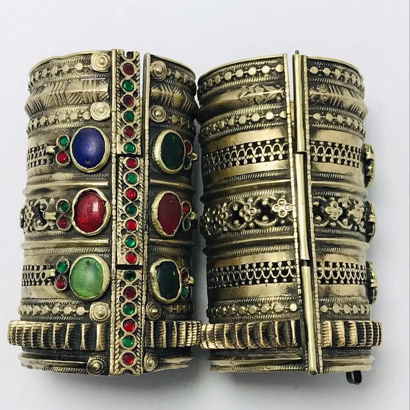 Big Massive Gypsy Vintage Cuff Bracelet