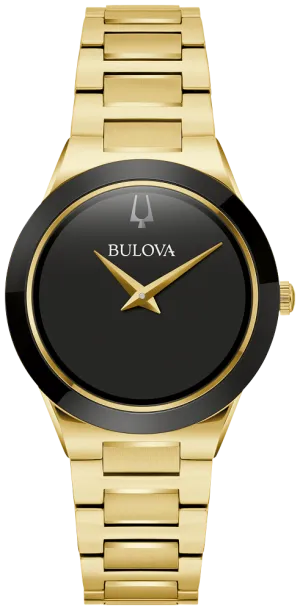 Bulova Millennia Ladies Gold Tone Watch 97L175