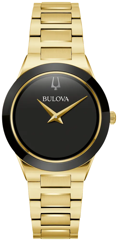 Bulova Millennia Ladies Gold Tone Watch 97L175