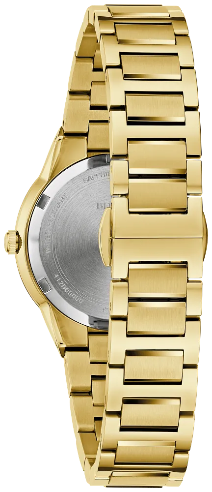 Bulova Millennia Ladies Gold Tone Watch 97L175