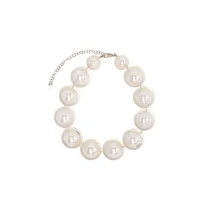 Chanel Resin Coated Faux Pearl Choker Necklace