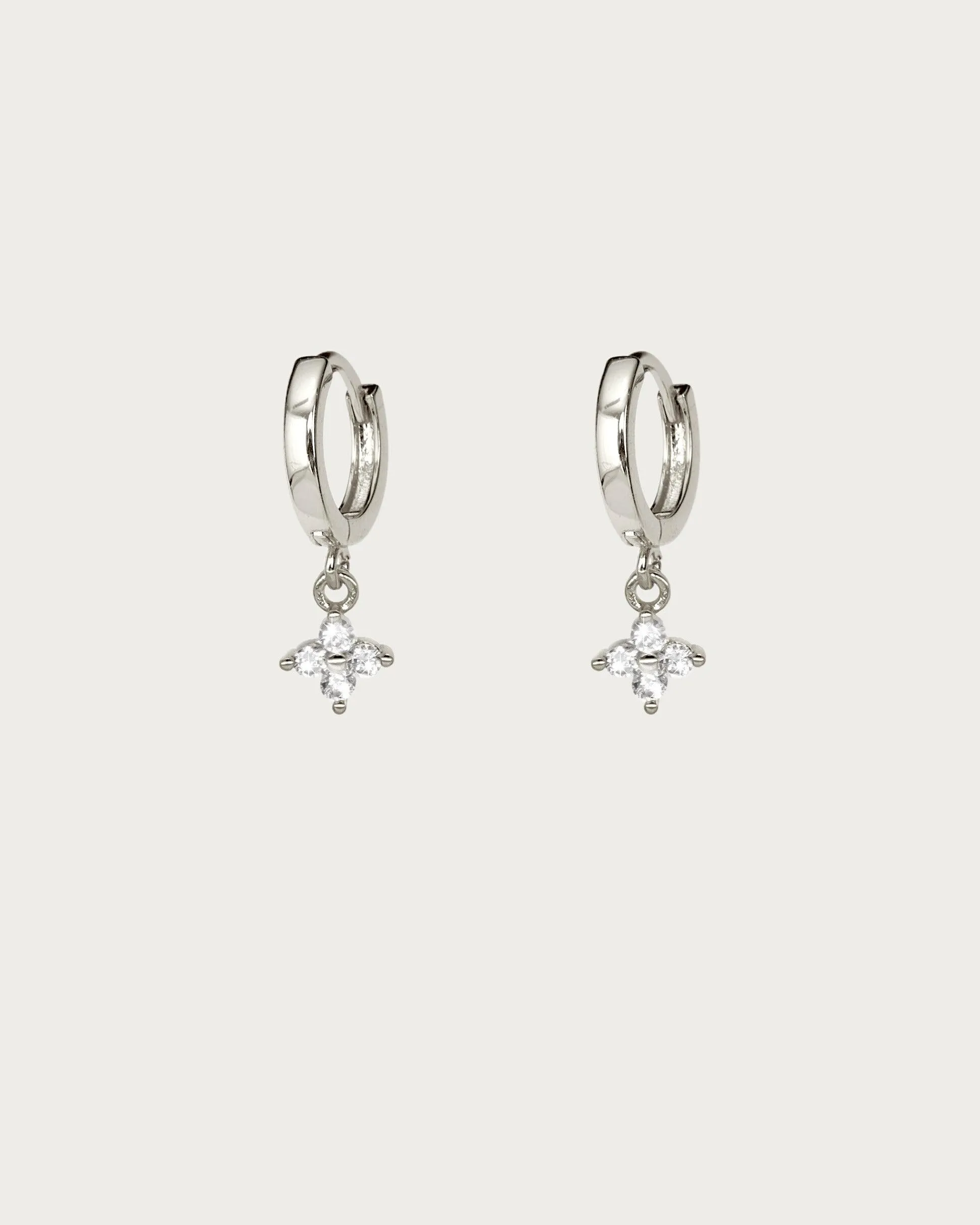 Clover Mini Hoop Earrings