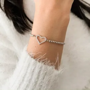 CZ Heart bracelet