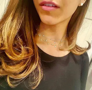 Diamond By the Yard Chain Choker