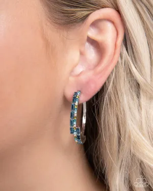 Earrings Ritzy Reputation - Blue