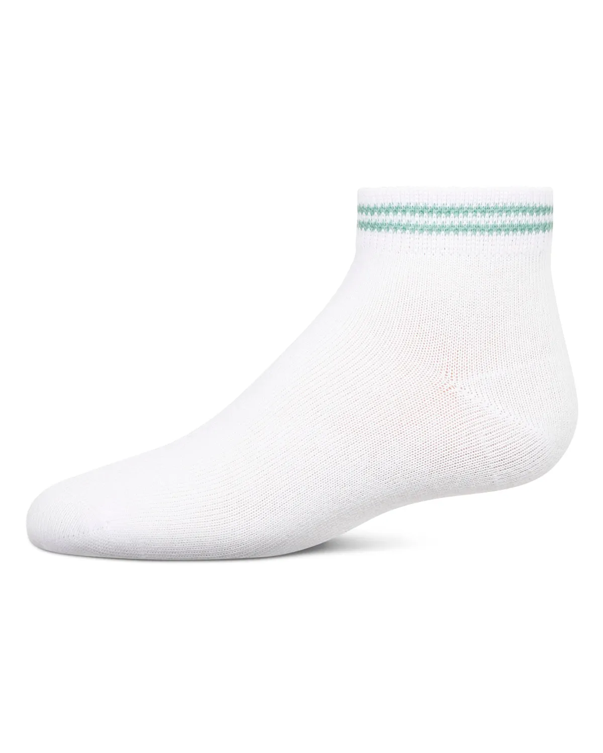 Girls' Ziggy Double Ring Cotton Blend Anklet Sock