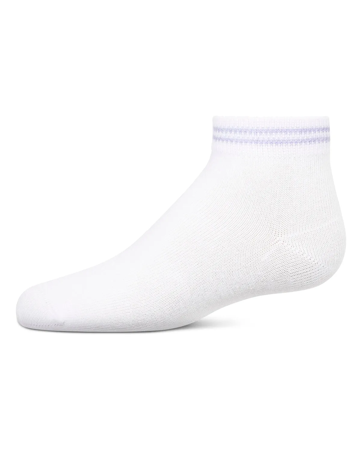 Girls' Ziggy Double Ring Cotton Blend Anklet Sock