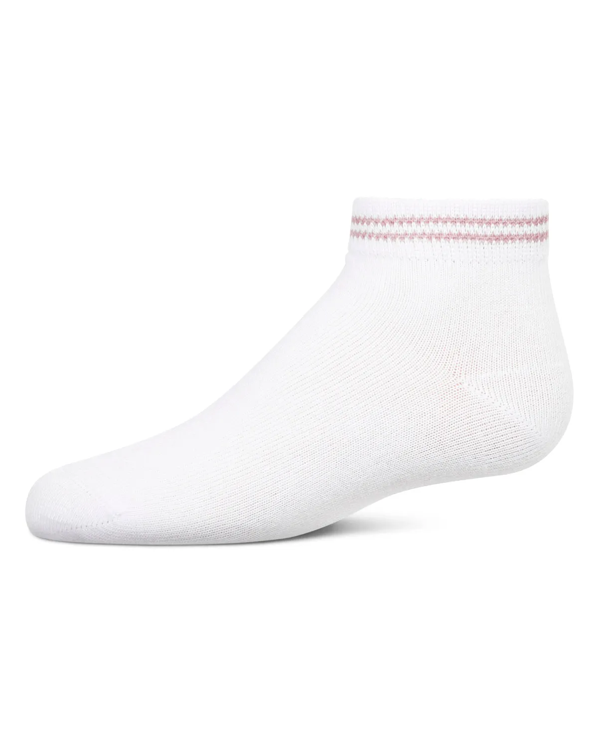 Girls' Ziggy Double Ring Cotton Blend Anklet Sock