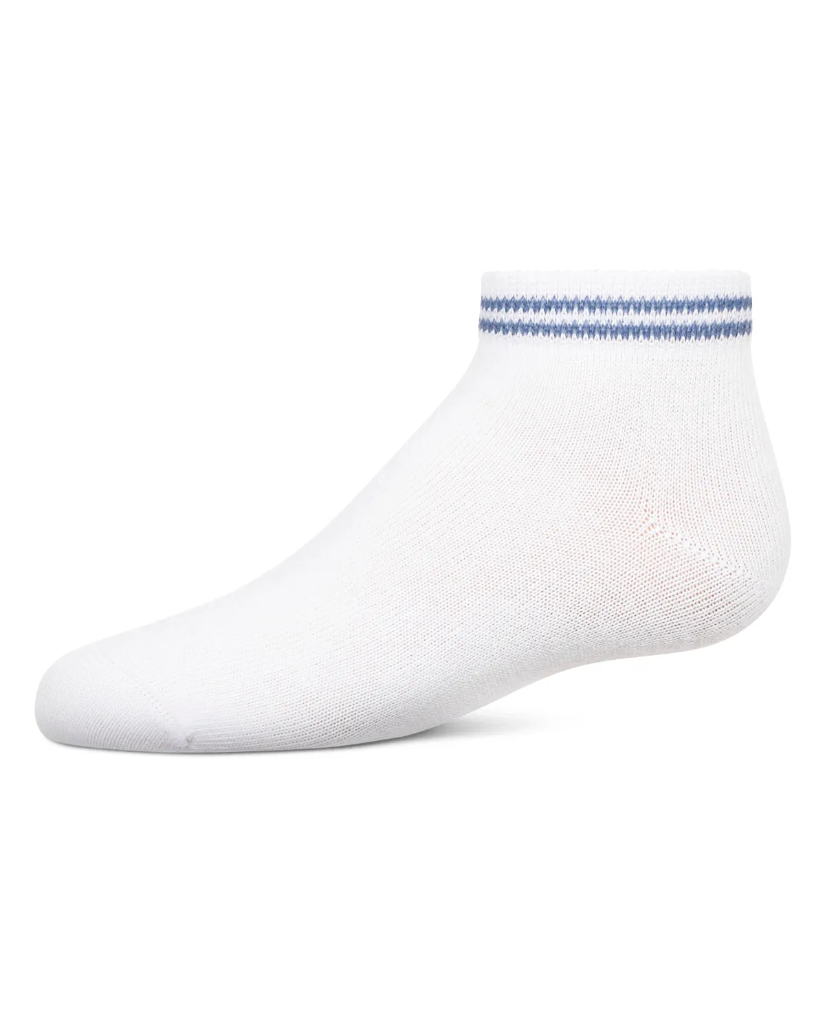 Girls' Ziggy Double Ring Cotton Blend Anklet Sock