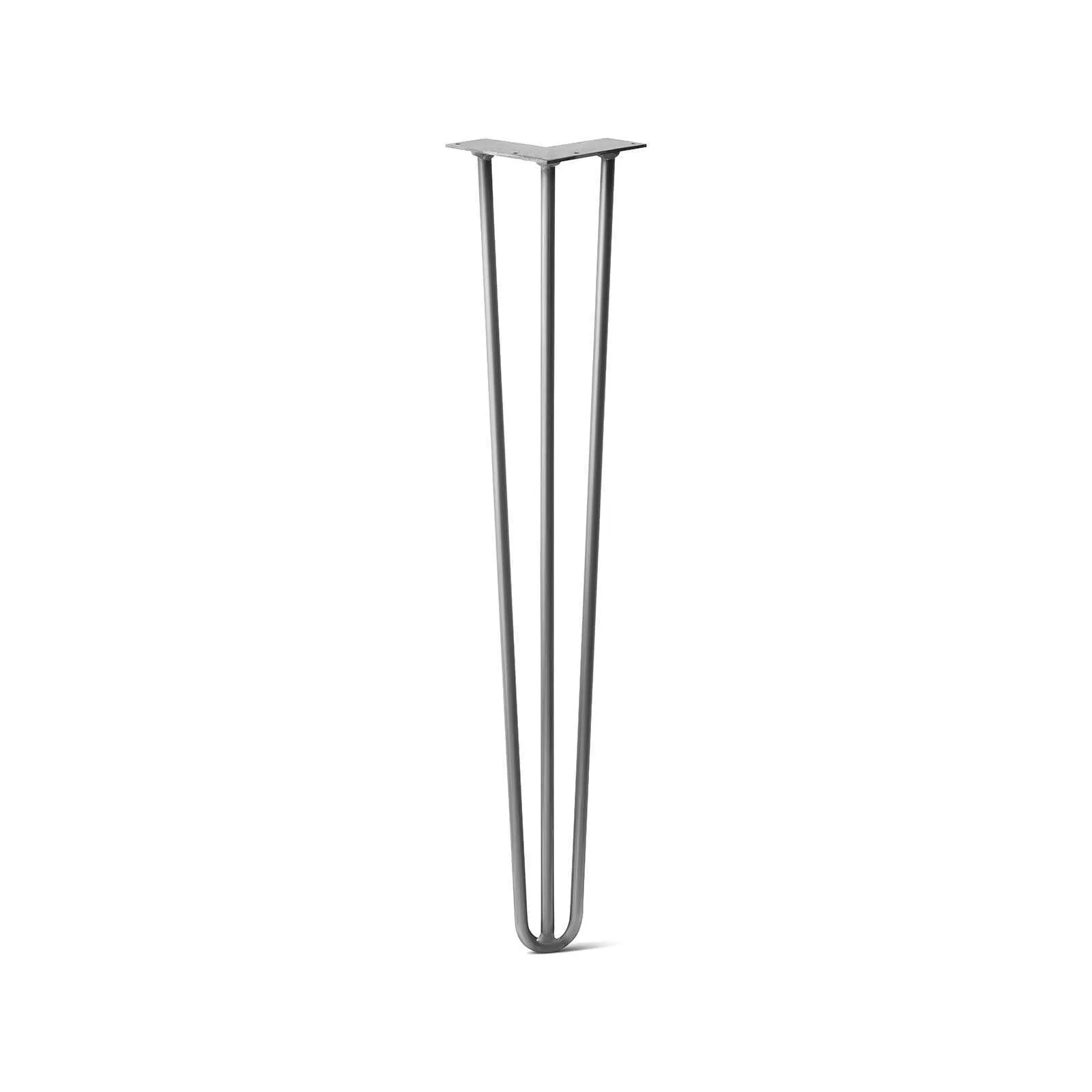 Hairpin Leg (Sold Separately), 3-Rod Design - Clear Coated Finish