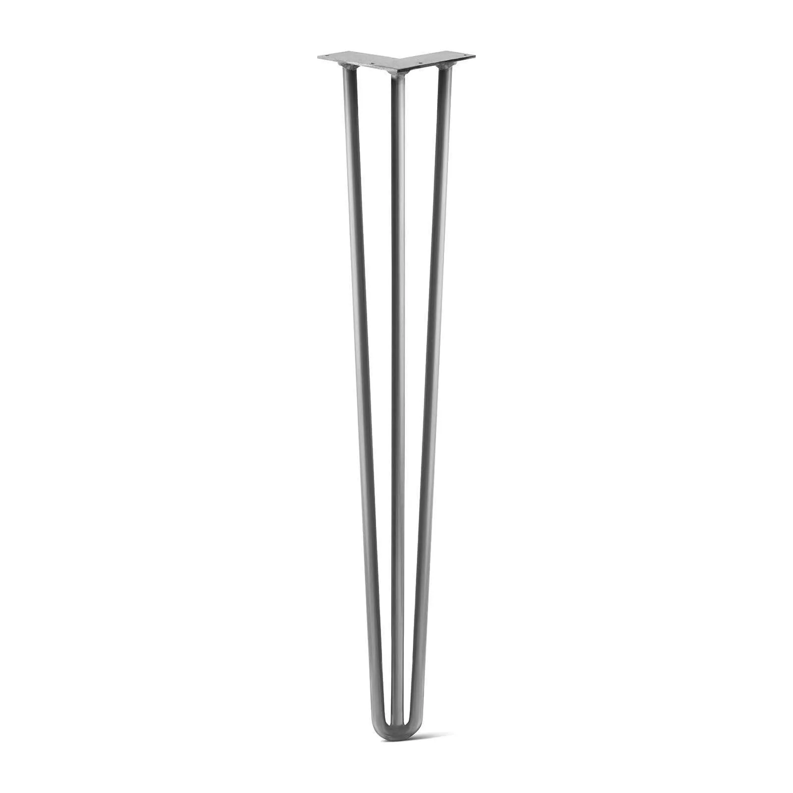 Hairpin Leg (Sold Separately), 3-Rod Design - Clear Coated Finish