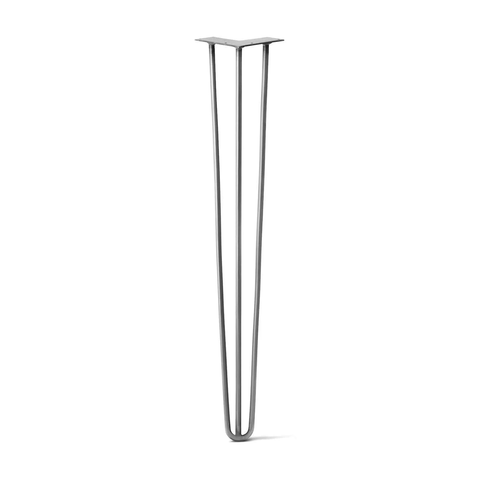 Hairpin Leg (Sold Separately), 3-Rod Design - Clear Coated Finish