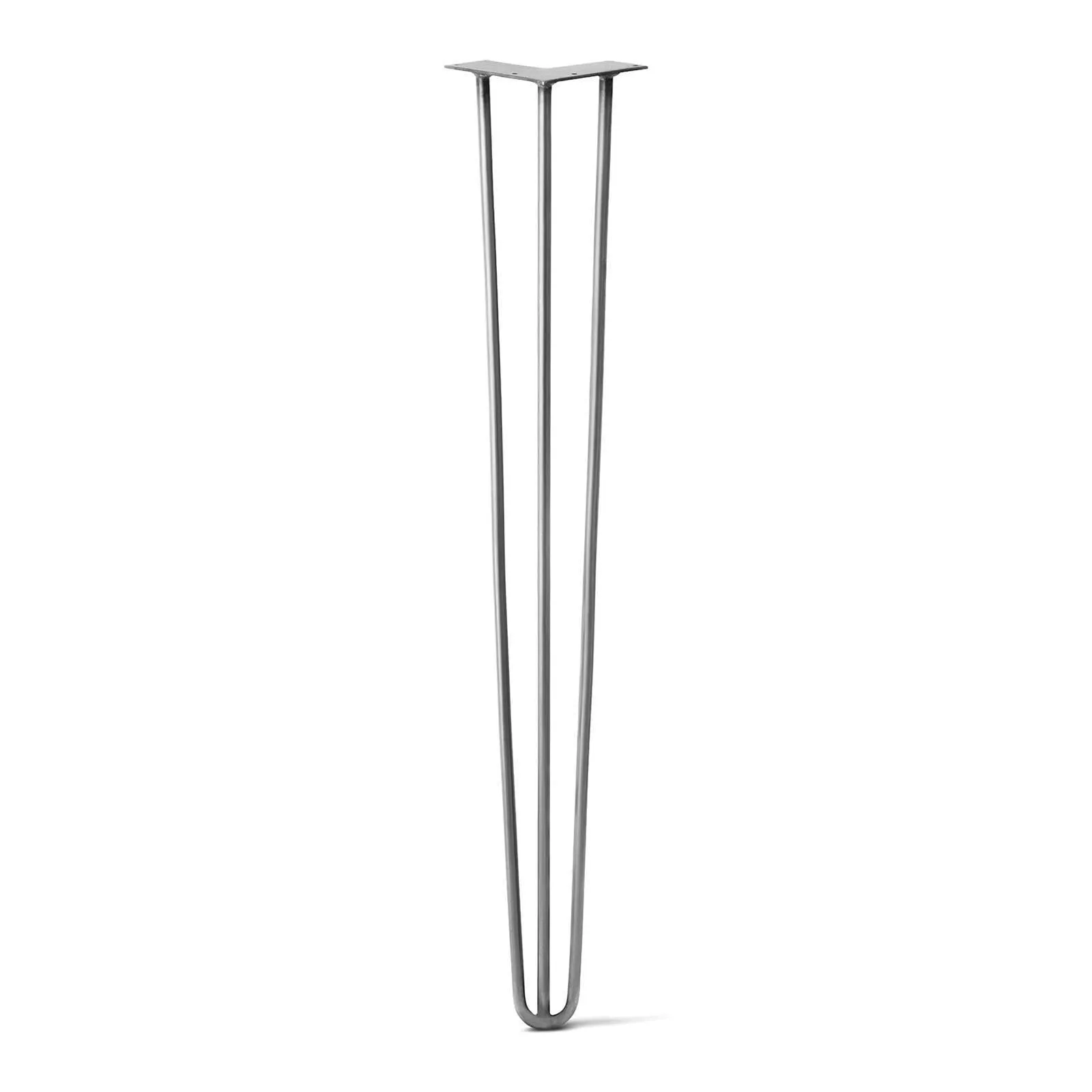 Hairpin Leg (Sold Separately), 3-Rod Design - Clear Coated Finish