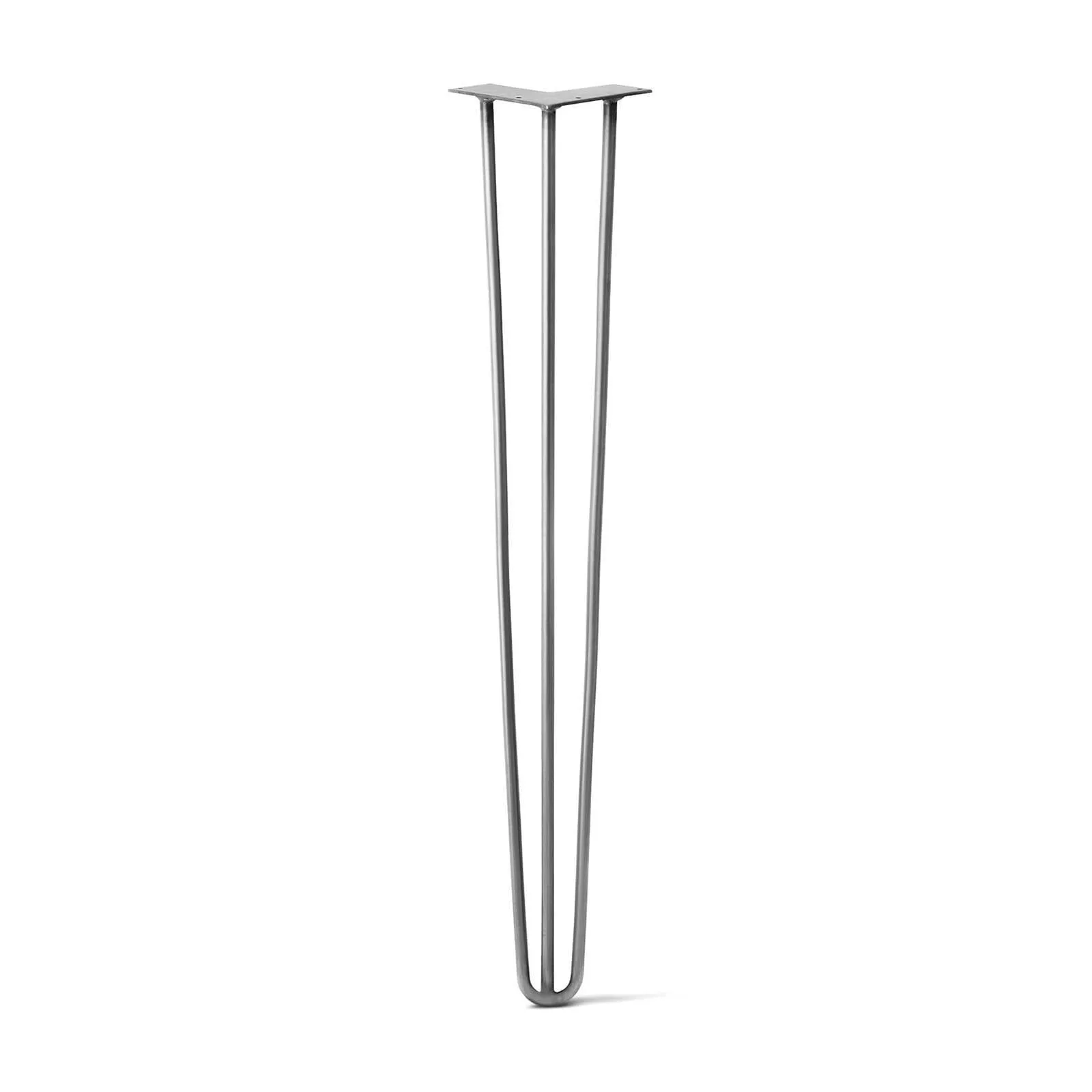 Hairpin Leg (Sold Separately), 3-Rod Design - Clear Coated Finish