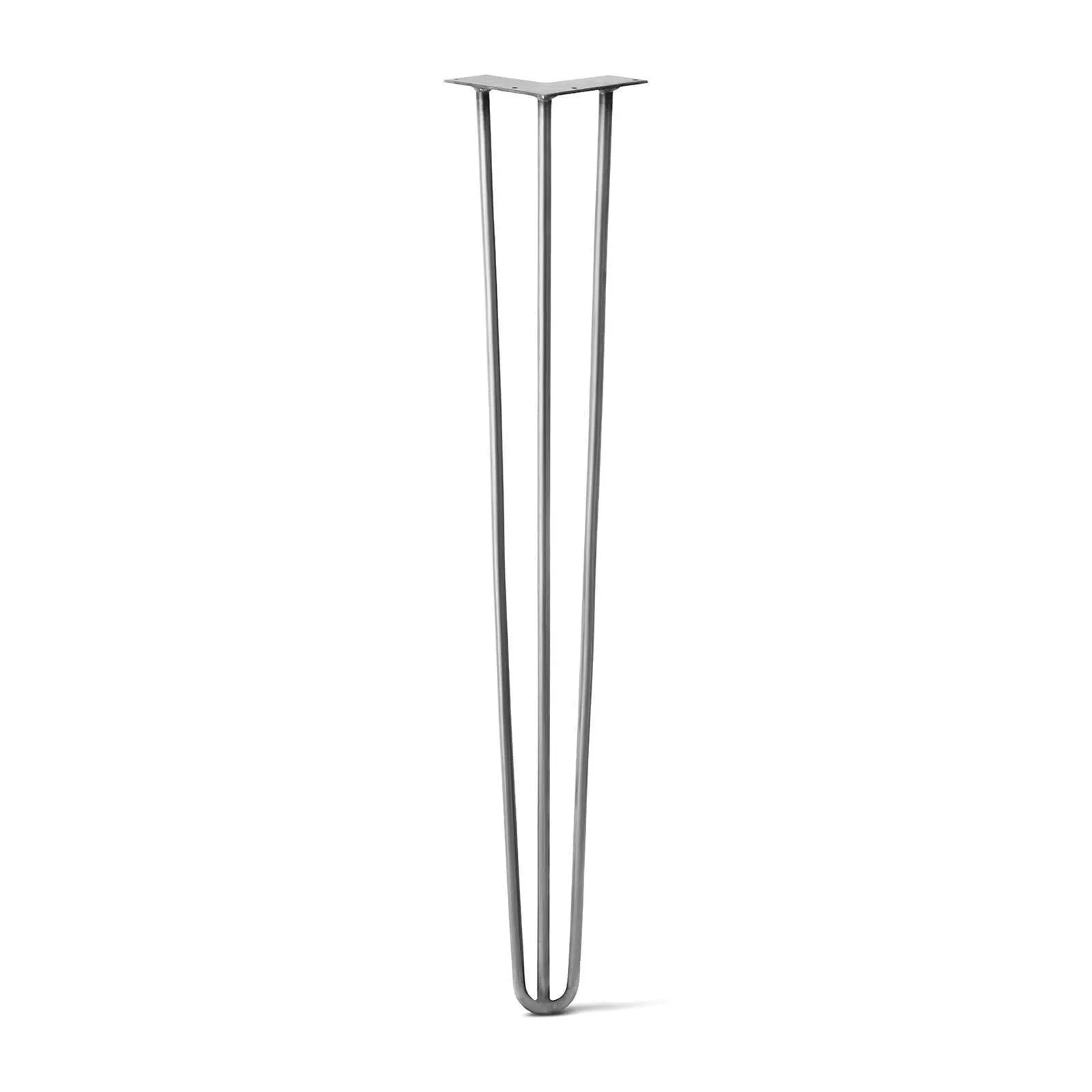 Hairpin Leg (Sold Separately), 3-Rod Design - Clear Coated Finish