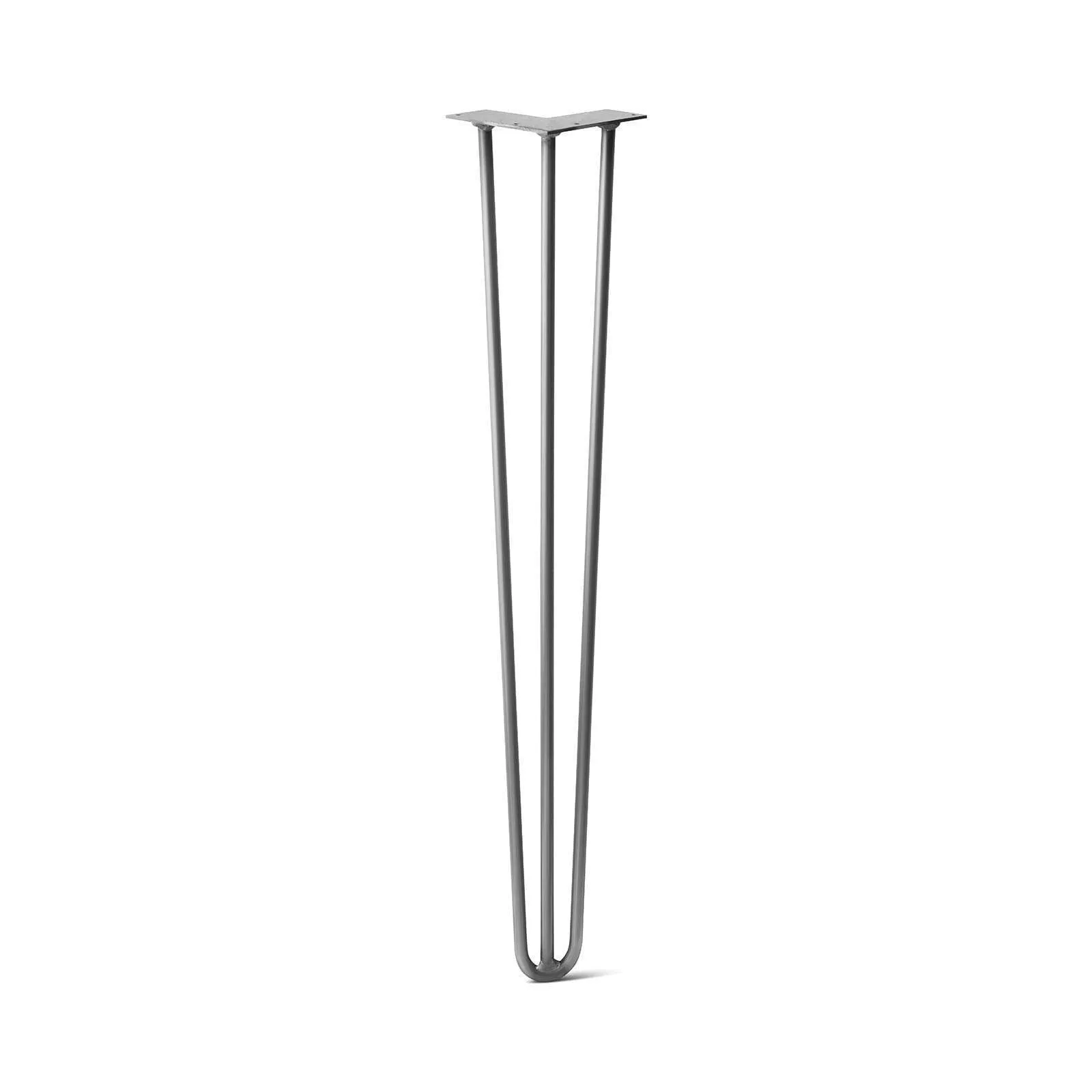 Hairpin Leg (Sold Separately), 3-Rod Design - Clear Coated Finish