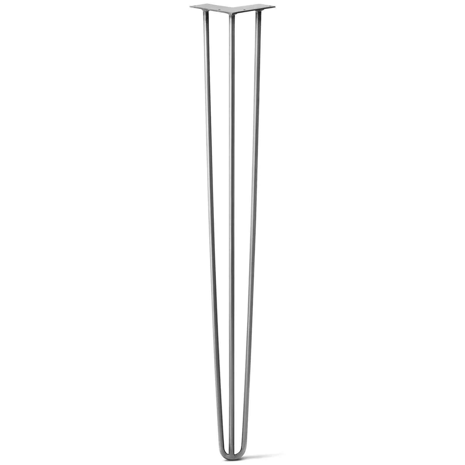 Hairpin Leg (Sold Separately), 3-Rod Design - Clear Coated Finish