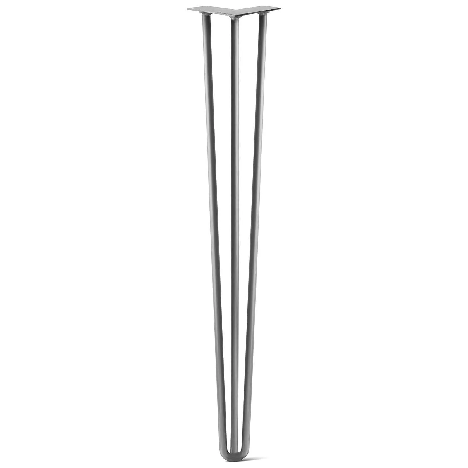 Hairpin Leg (Sold Separately), 3-Rod Design - Clear Coated Finish