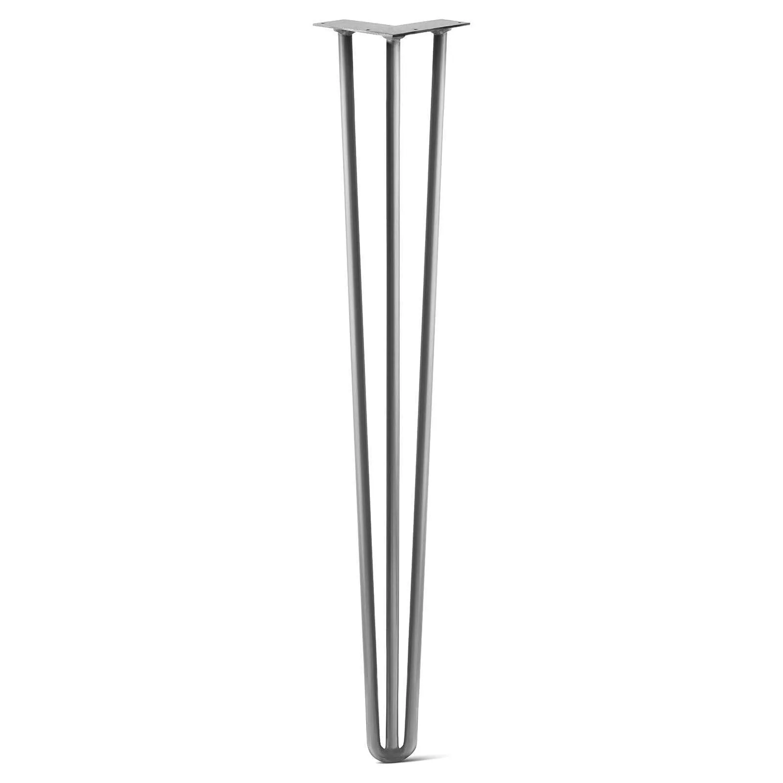 Hairpin Leg (Sold Separately), 3-Rod Design - Clear Coated Finish