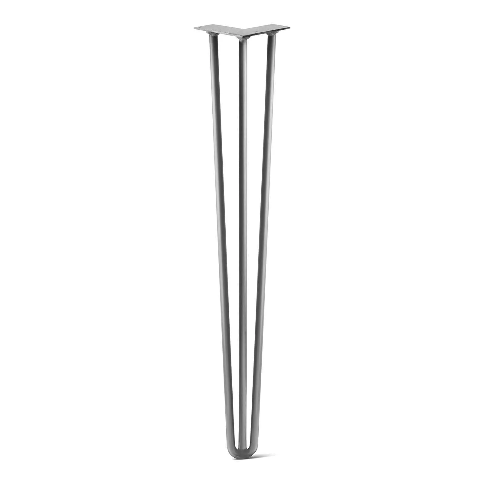 Hairpin Leg (Sold Separately), 3-Rod Design - Clear Coated Finish