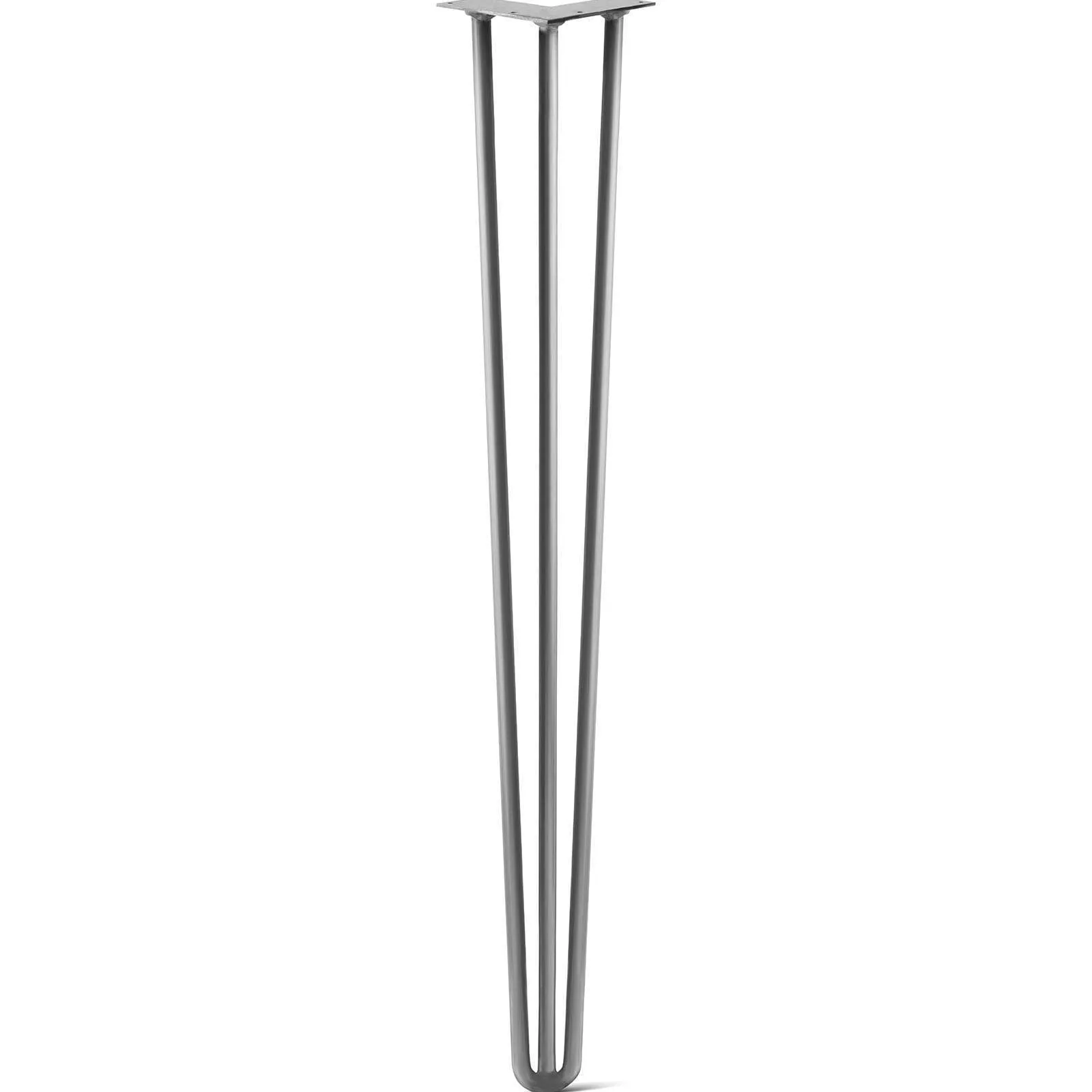 Hairpin Leg (Sold Separately), 3-Rod Design - Clear Coated Finish