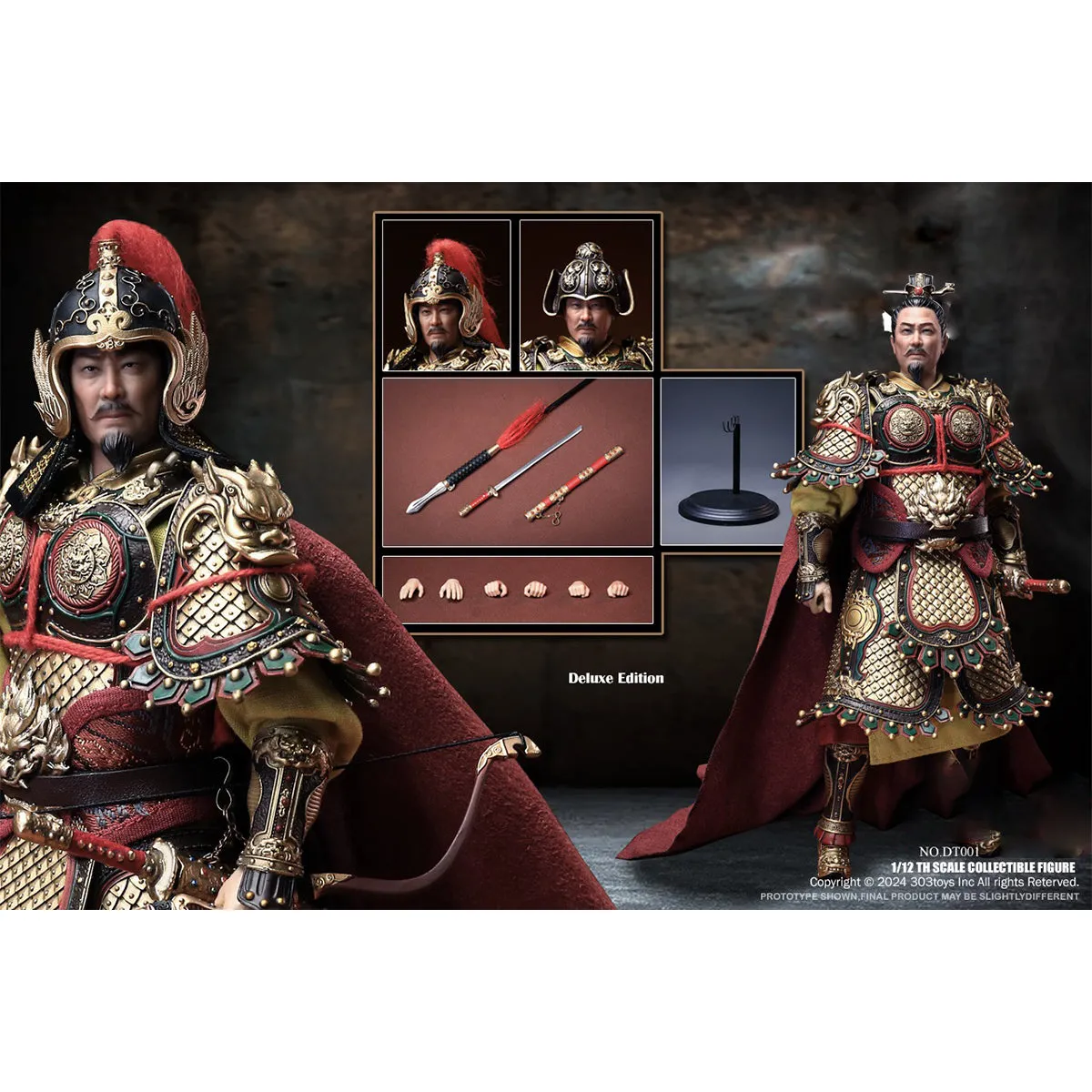 HiPlay 303TOYS The Prosperous Tang Dynasty Series, The Emperor Taizong: Li Shimin, Solo Deluxe, Action Figure Full Set