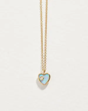 Inlay Heart Pendant