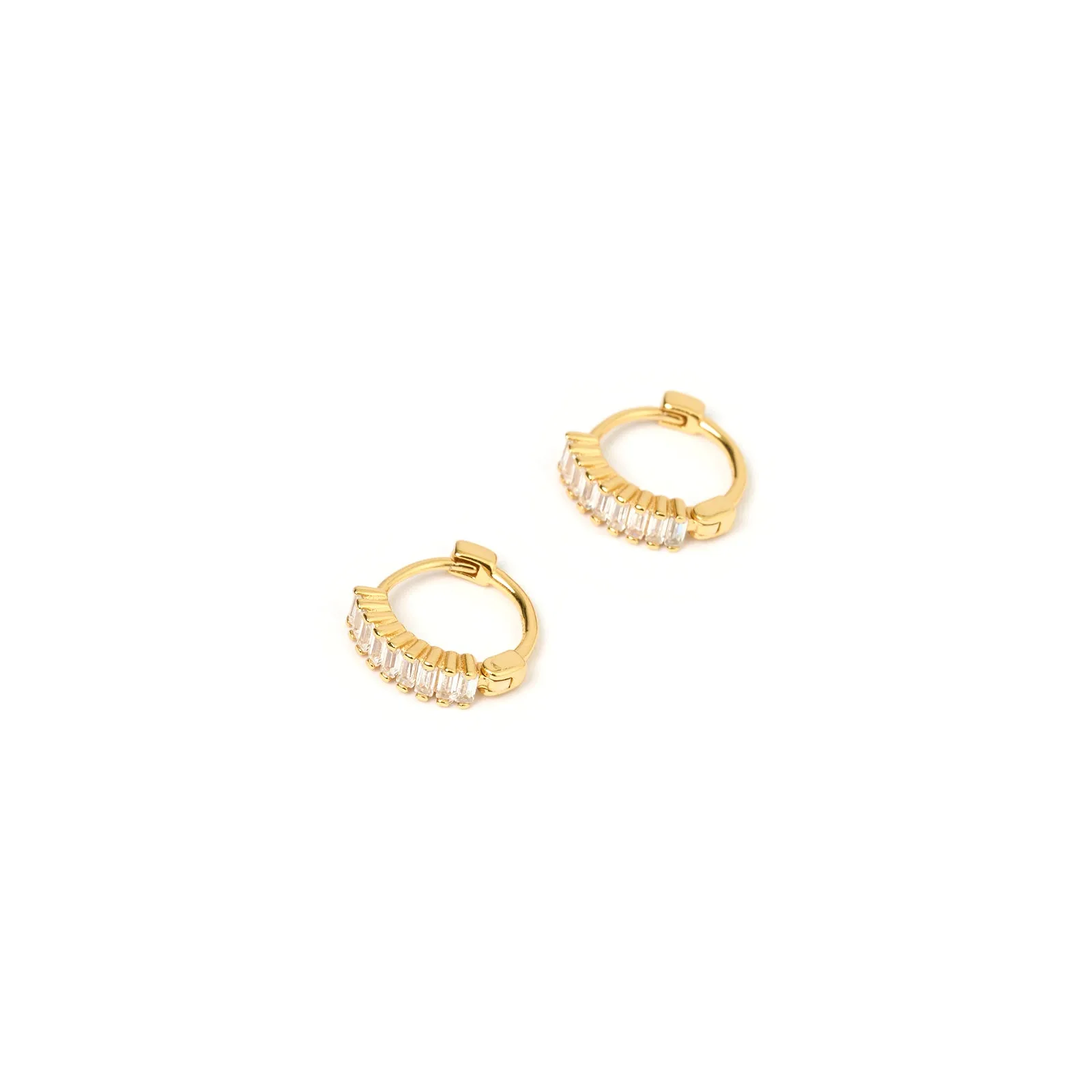 Khloe Gold Earrings - Stone