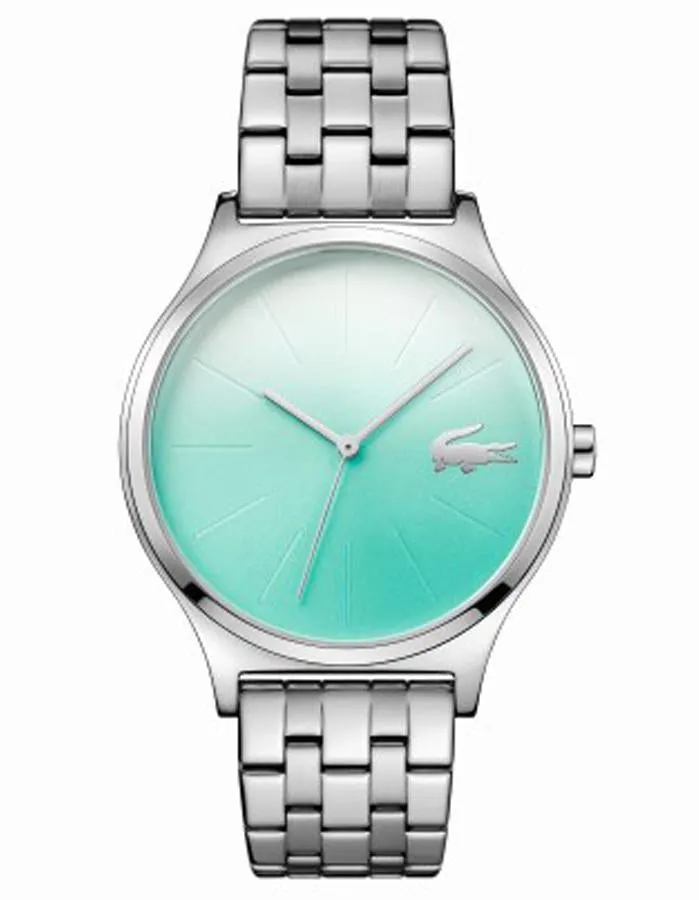 Lacoste Womens Nikita Watch - Stainless Steel - Turquoise Dial - Bracelet