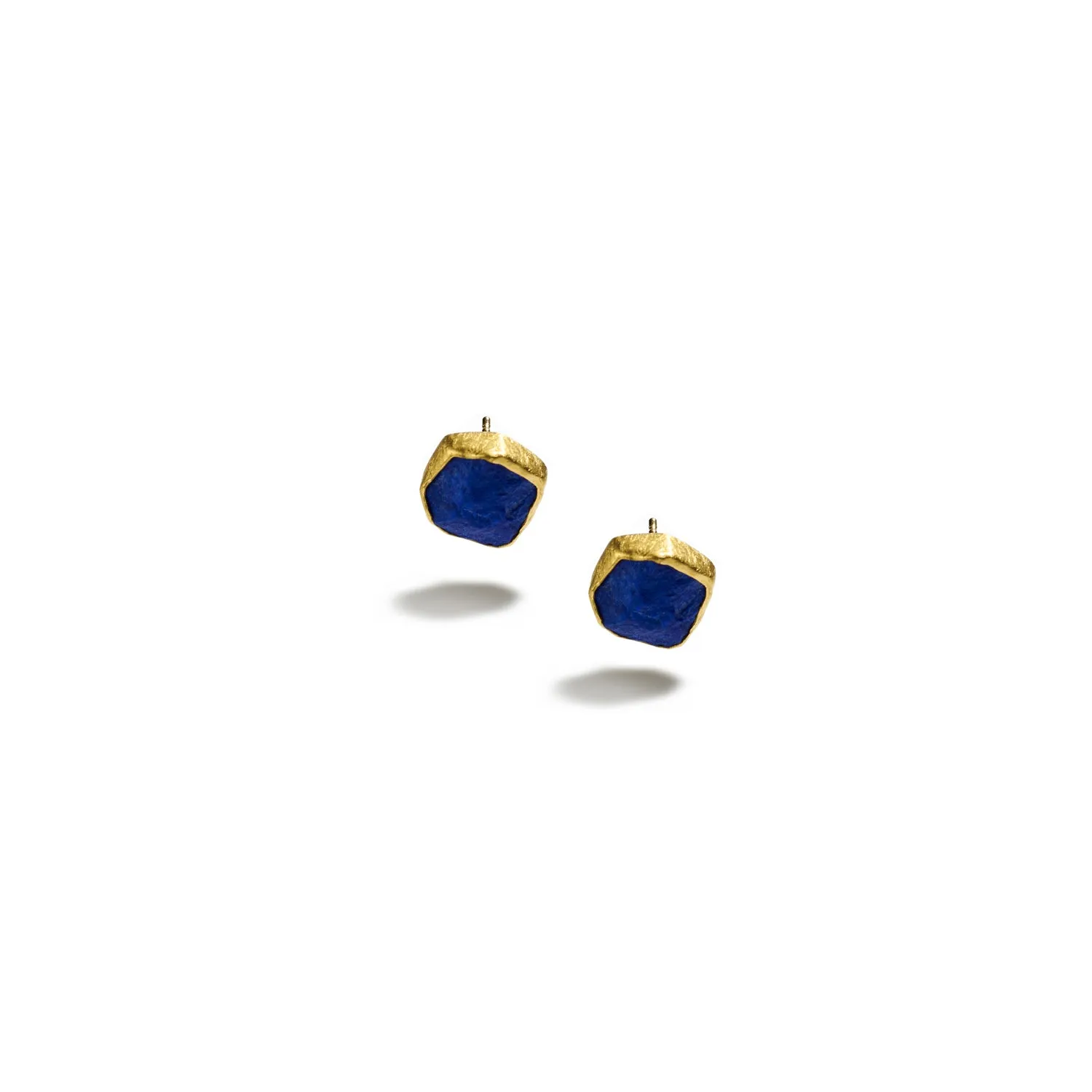 Lapis Lazuli Stud Earrings