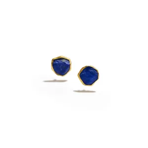 Lapis Lazuli Stud Earrings