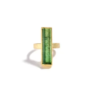 Light Green Tourmaline Ring