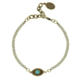 Michal Golan Turquoise Evil Eye Bracelet