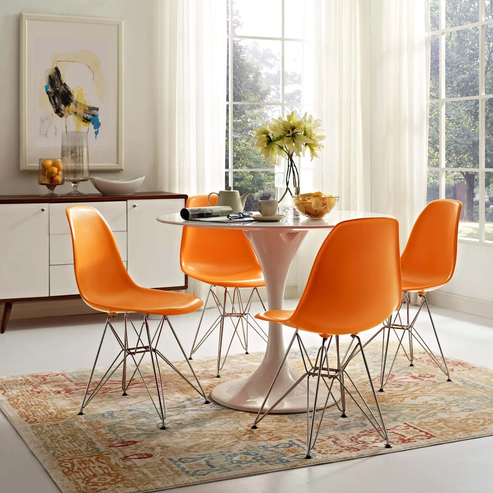 Mid - Century Modern Paris Dining Side Chair - Dining Room Chair Set