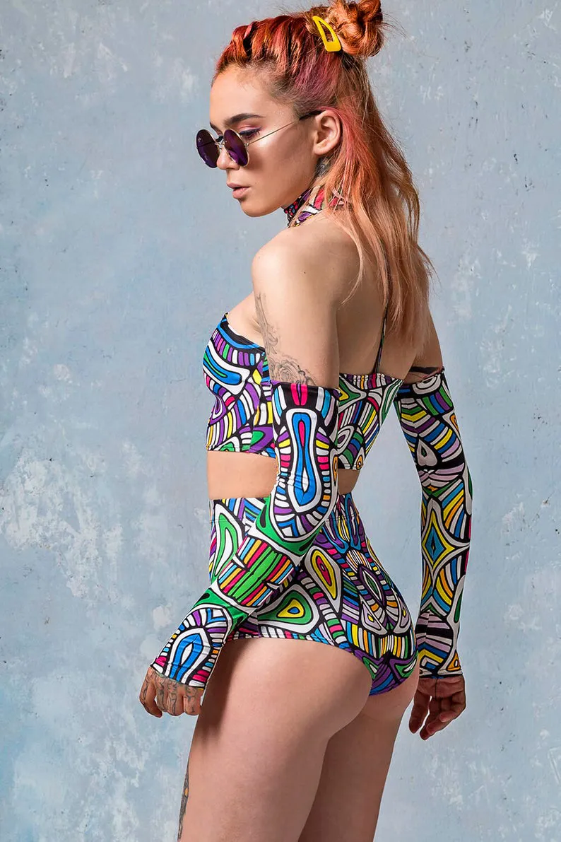 Psy Mosaic Tube Top