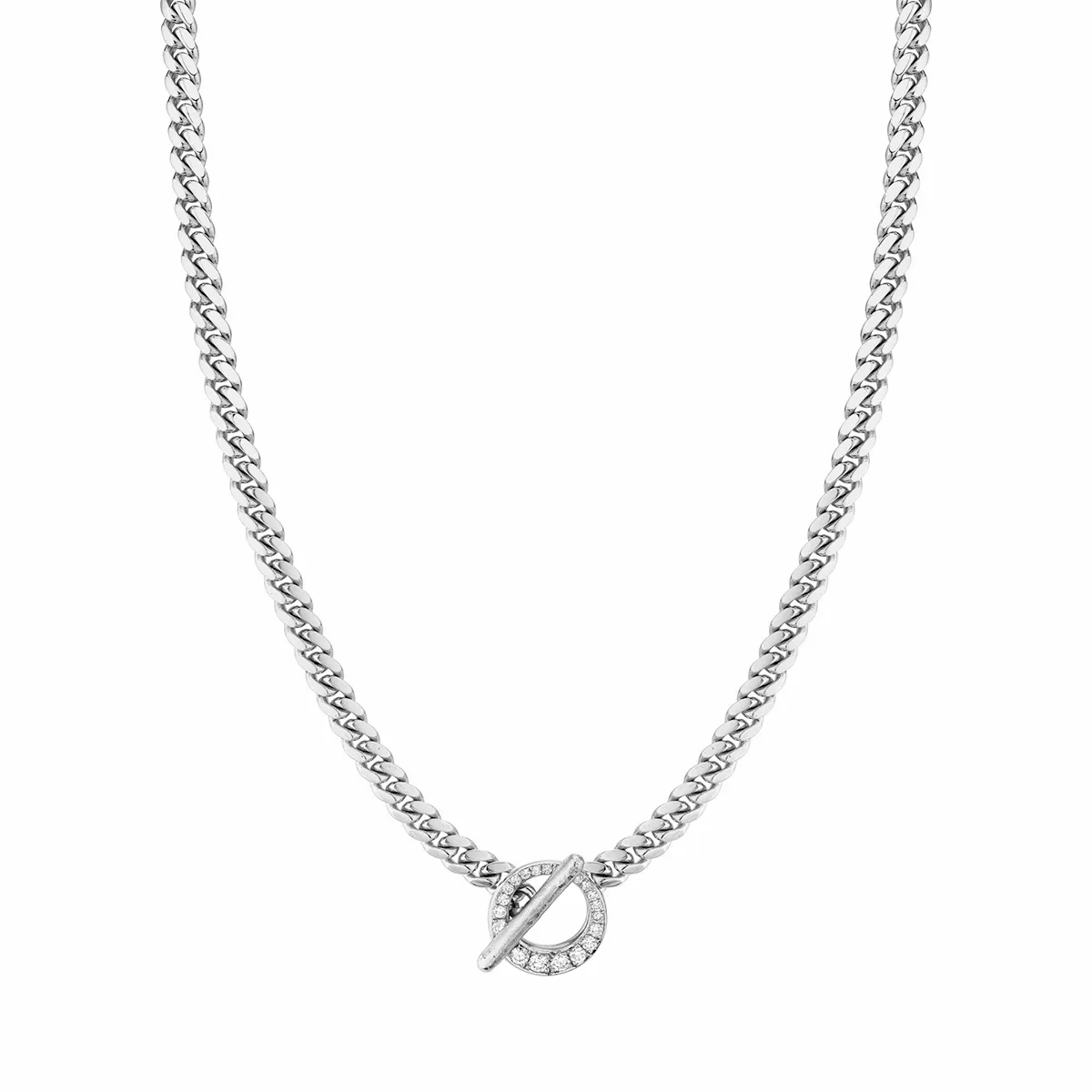 Queen Cuban Choker with Pavé Diamond Unity Toggle