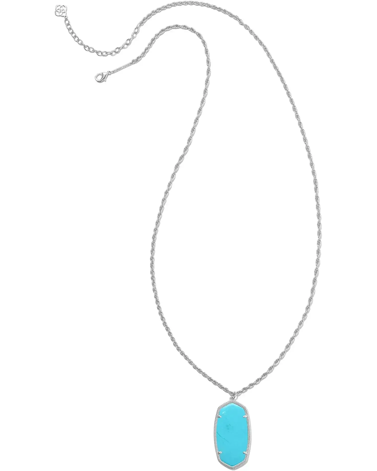 Rae Pendant Necklace in Turquoise Magnesite