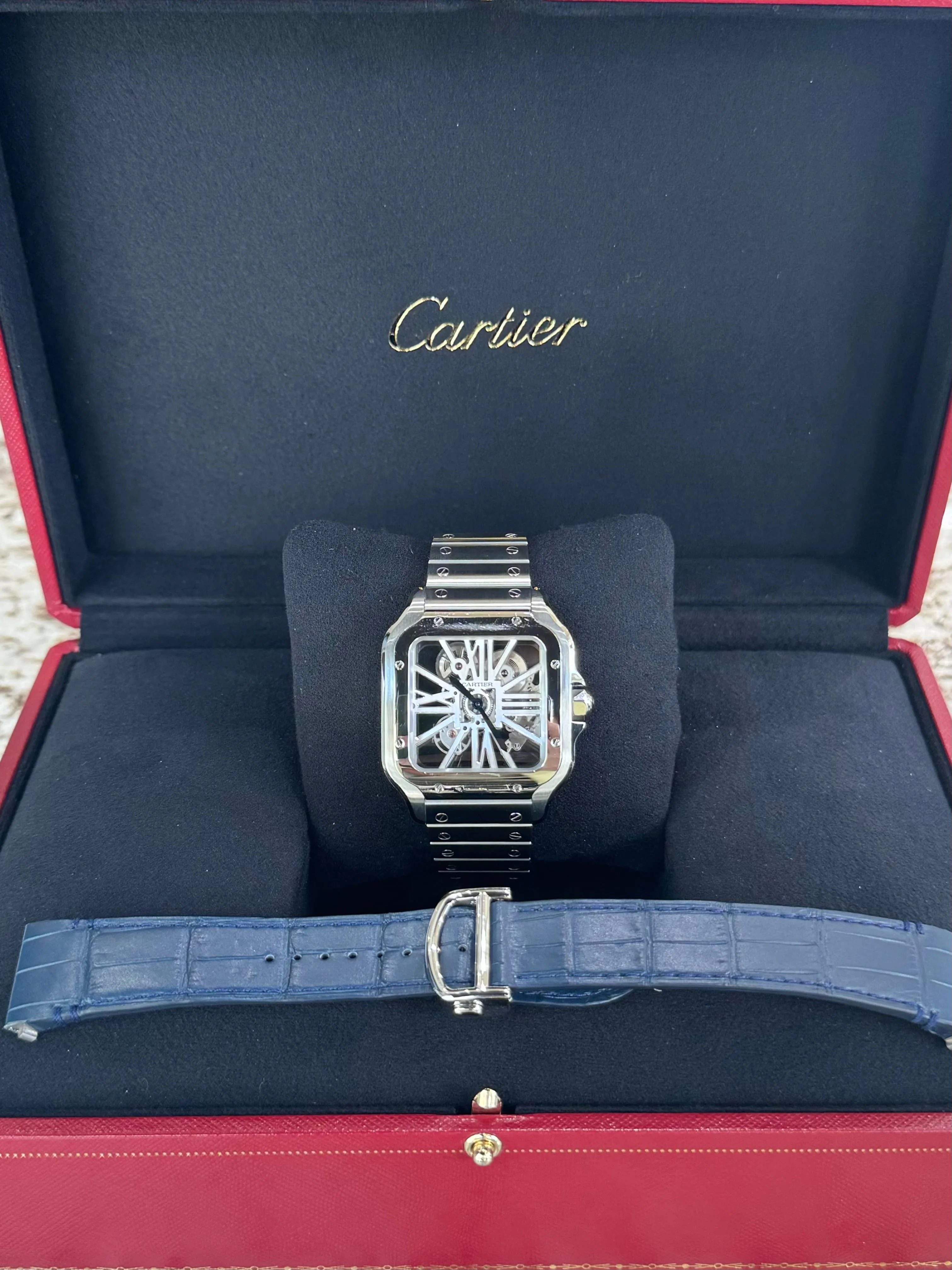 Santos de Cartier Skeleton