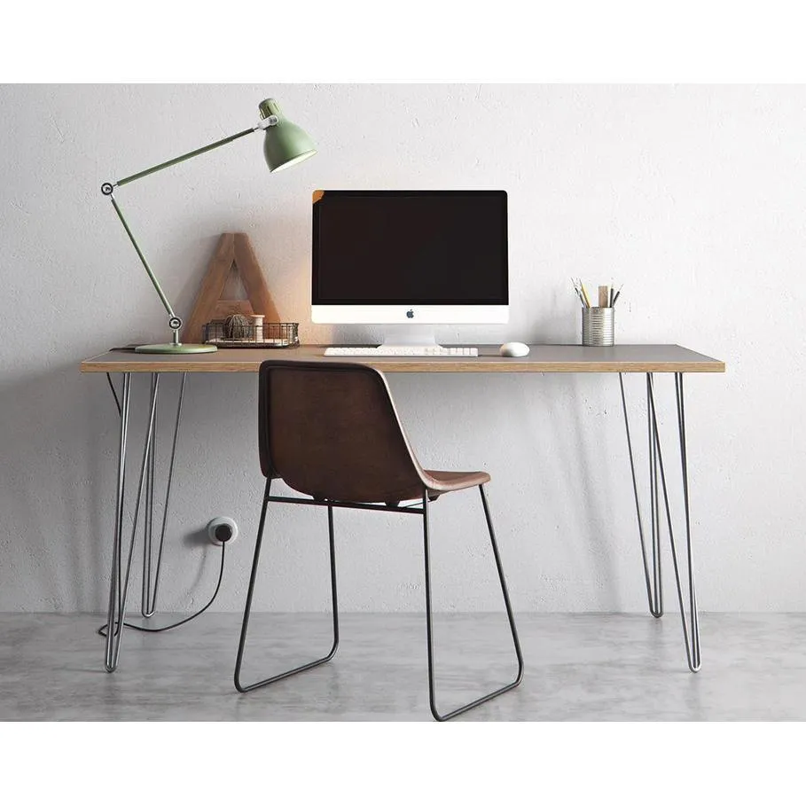 Scandinavian Style Birch Ply Formica Desk